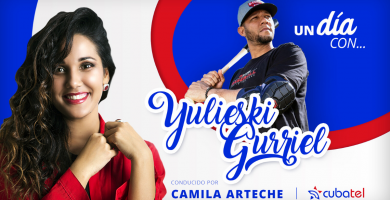 Camila Arteche entrevista a Yulieski Gurriel
