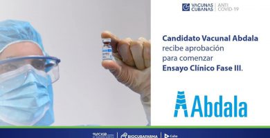 tercera fase del candidato vacunal Abdala