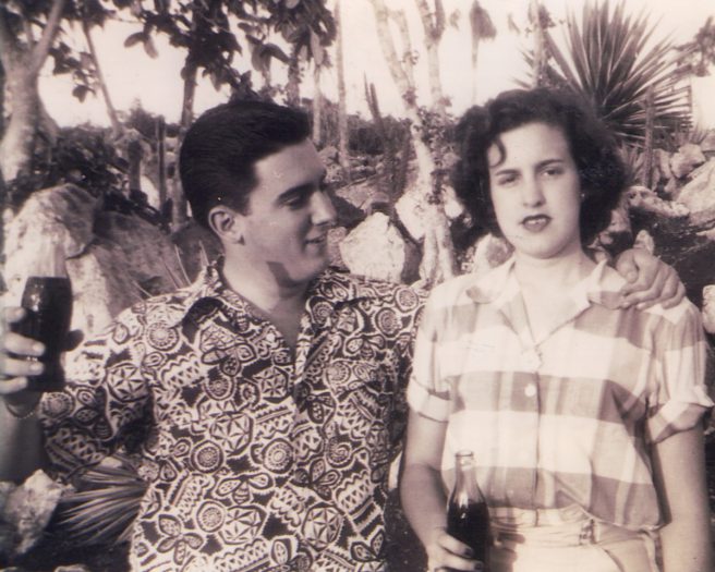 Roberto Goizueta y su esposa Olga