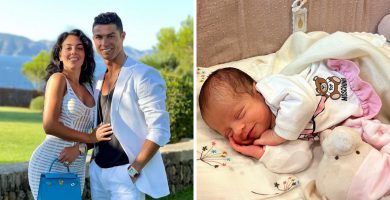 Georgina Rodríguez y Cristiano Ronaldo revelan el nombre de su hija