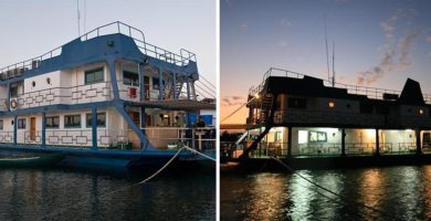 La Tortuga hotel flotante en Cuba