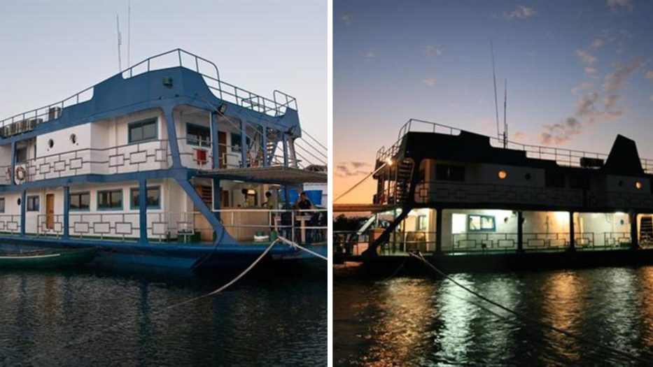 La Tortuga hotel flotante en Cuba