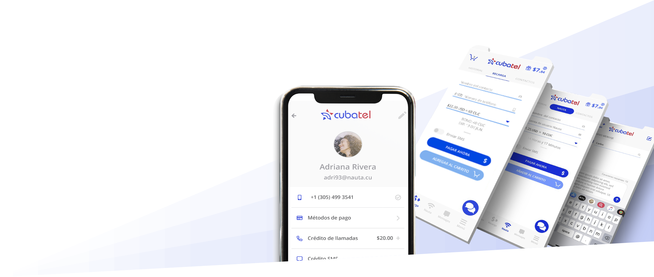 Aplicación para llamar y enviar SMS y recargas a Cuba