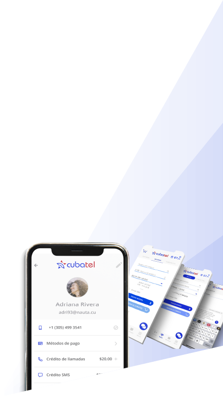 Aplicación para llamar y enviar SMS y recargas a Cuba