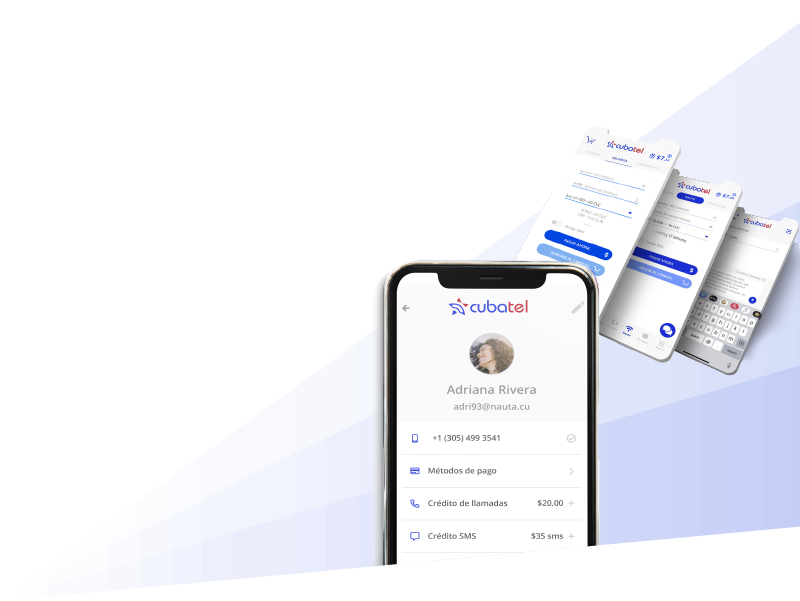 Aplicación para llamar y enviar SMS y recargas a Cuba